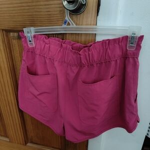 Hot Pink Shorts Athletic
